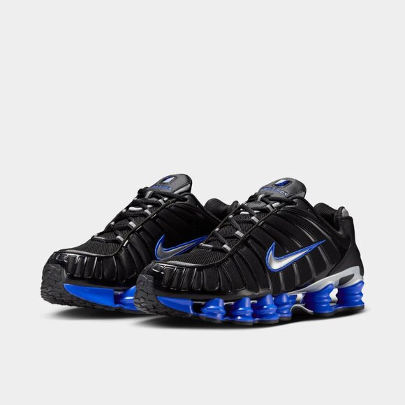 Nike Shox TL Black Racing Blue Metal Silver CN0151-004 Men's Size 12 SHOES NEW - Picture 12 of 16